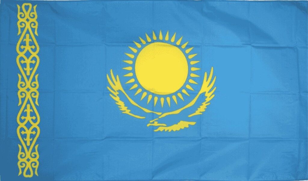 Сувенирный флаг Республики Казахстан