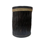 Ваза декоративная напольная, h-35см, бамбук