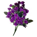 Искусственные цветы "Букет из гвоздичек"  28 см, пластик/текстиль
