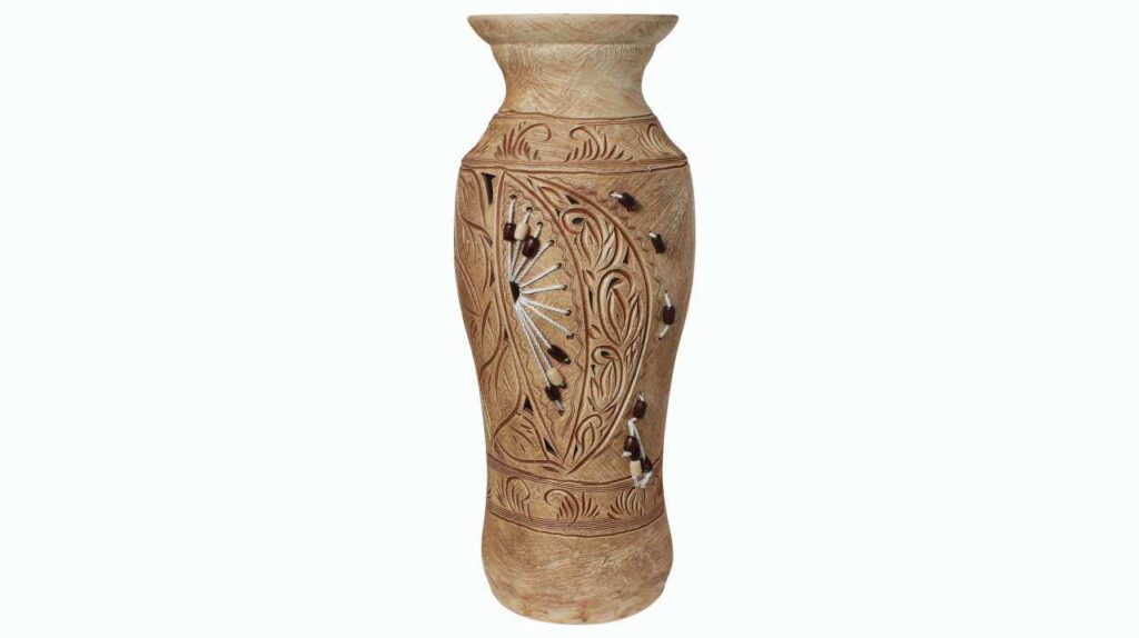 Напольная ваза " БЕЛЛА ВЯЗКА" h-65см, керамика
