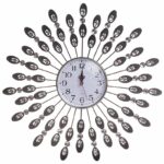 Часы настенные с декором "Гафете", d-25 см, пластик