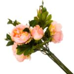 Цветы искусственные, композиция в горшочке-тюльпаны, пластик h-25см