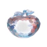 Сувенир "Яблоко", h-6,5cм, пластик/кристалл