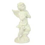 Ангелочек с подсвечником, h-13см, керамика