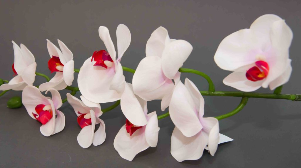 Искусственные цветы "Орхидея", h-80см, пластик/резина