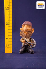 Фигурка декоративная "Пират-бородач, с якорем/штурвалом", на подставке, h-11см, полистоун