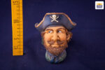 Фигурка декоративная "Пират-голова", настенный, h-12см, полистоун