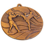 Медаль «Кикбоксинг» бронза, металл