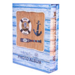 Фотоальбом детский «Море» для 100 фото в подарочной коробке, 26*21см, картон