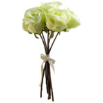 Искусственные цветы "Букет роз из 6 цветов", h-35см, пластик/текстиль
