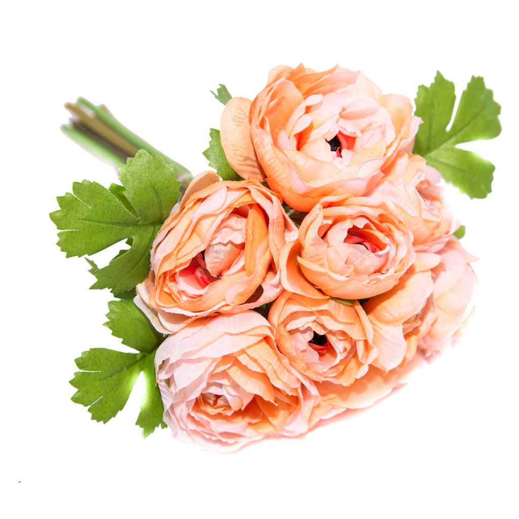 Цветы искусственные -букет"Розы" , 12 цветов, h-28см, пластик/текстиль