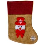 Подвеска "Рождественский носок", h-20см, текстиль