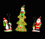 Подсвечник  "Рождество", на одну свечу, с шишками и золотистыми  шариками, 13х5см, пластик, дерево, металл