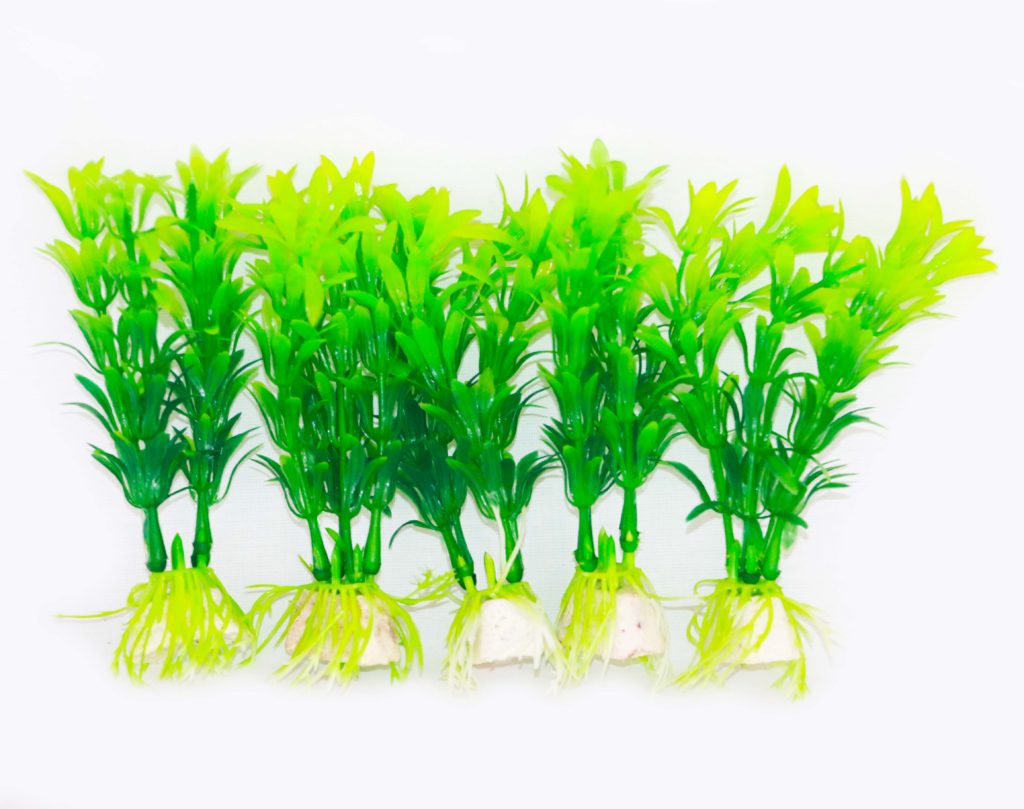 Трава для аквариума, в ассортименте, h-12см, пластик