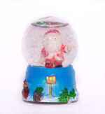 Снежный шар "Санта", d-4,5см, пластик/стекло