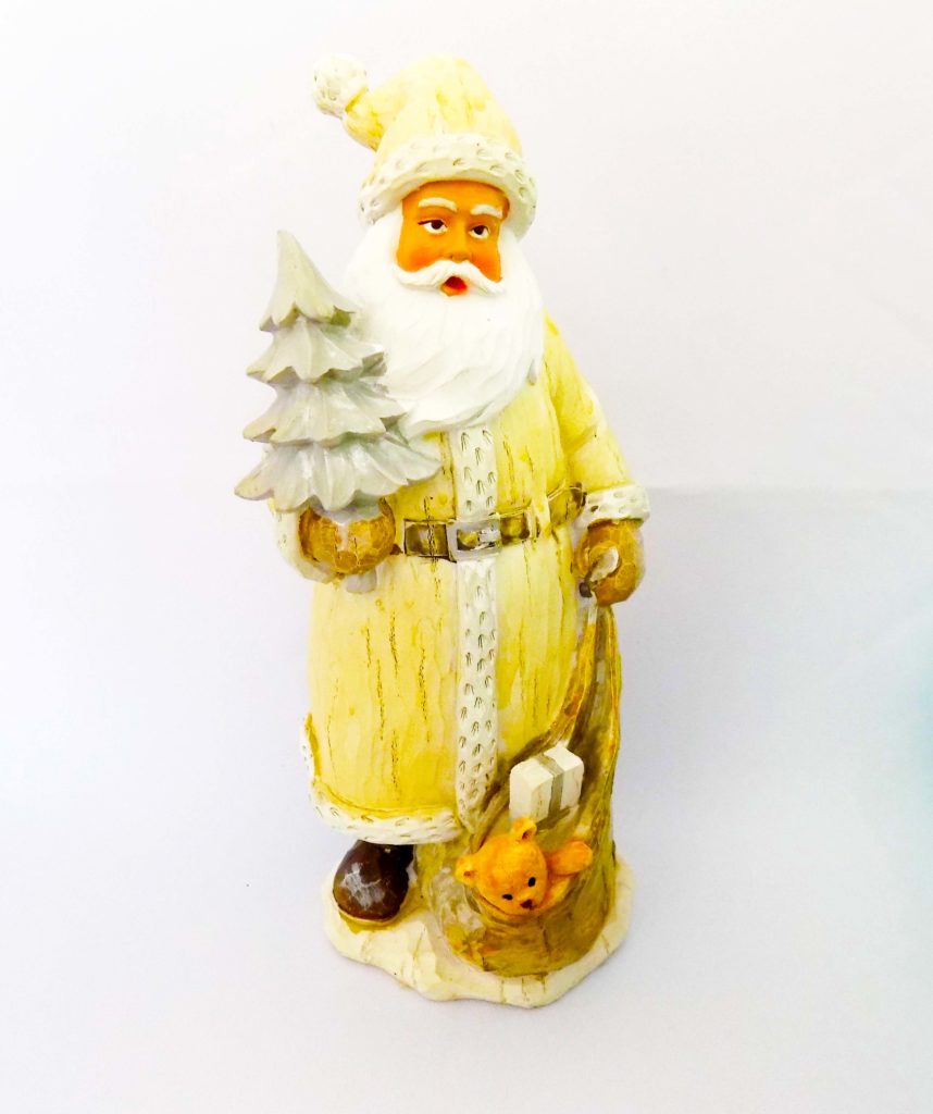 Санта Клаус с елкой, h-22см,пр-во Англия, керамика