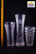 Стеклянная ваза, h-30см, стекло