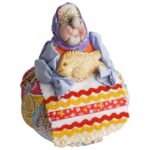 Кукла-травница "Бабушка", h-17см, текстиль