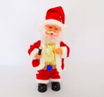 Санта Клаус "Гармонист", музыкальный, электромеханический, h-22см, пластик/текстиль