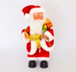 Санта Клаус с фонарем, музыкальный, электромеханический, h-30 см, пластик