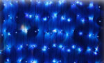 Электрогирлянда "Занавес", 1500 ламп,LED,  5,0х3,0м, синий, пластик