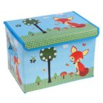 Короб для хранения игрушек  "Лиса у дерева", 40*26*26 см, текстиль, мдф