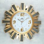 Часы настенные "Лучики Солнца", d- 52 см, пластик, стекло