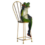 Статуэтка "Лягушонок на стуле с мобильником",  23*7,5*9,5 см, полиустон