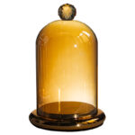 Подсвечник на 5 свечей "Кольца", 16*12*29 см, металл, стекло