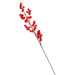 Искуственные цветы "Веточка калины", 1,5х80см, пластик