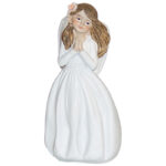 Статуэтка "Девушка-невеста в белом платье",  h-15см, полиустон