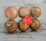 Набор ёлочных шаров "Юпитер" , d-6 см, 6 шт, пластик