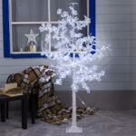 Дерево светодиодное "Клен белый", h-1,6 м,  160LED, 220V, свет свечения белый