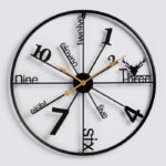 Часы настенные "Рединг", плавный ход, d-60 см, металл