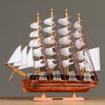 Сувенир корабль с белыми парусами «Восточная звезда», 48х11х45см, дерево