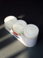 Набор свечей "Столбики белые" 3 шт воск