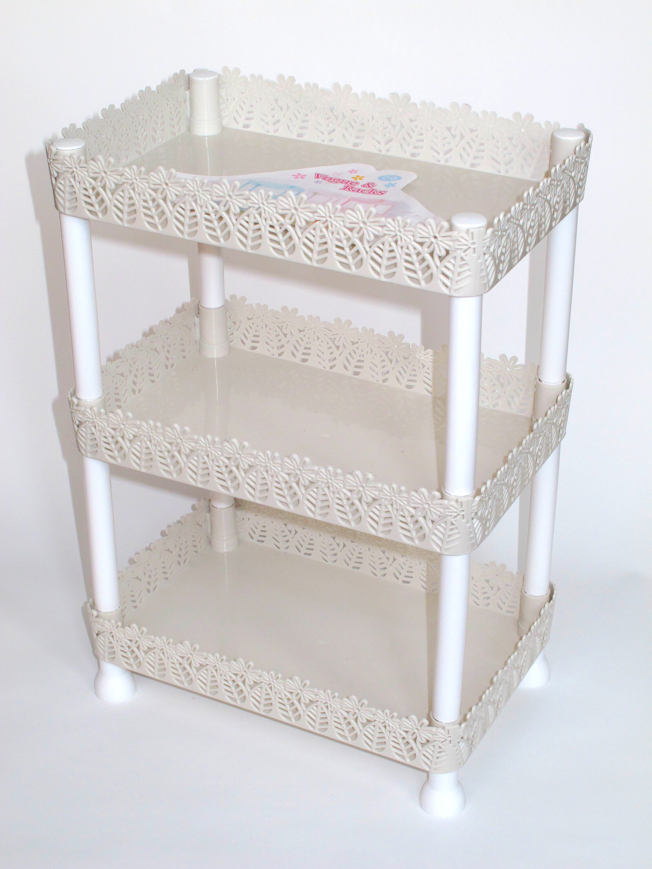 Этажерка "Ромашки" 3х ярусная 26х17х32