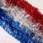 Мишура "Широкая лента" d-19 см. 200 см, микс, фольга