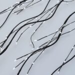 Декоративная ветка тинги "Почки", h-160 см, пластик