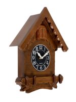 Часы настенные интерьерные с кукушкой «Избушка», плавный ход, 52*31 см, металл, пластик
