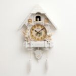 Часы настенные интерьерные с кукушкой «Замок с птицами», плавный ход, 63*8*32 см, металл, пластик