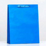 Пакет подарочный ламинированный «Синий», 31*40*14 см, бумага