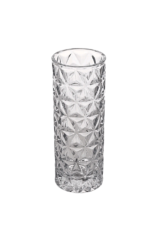 Вазанастольная "Жаде" 17х6.5 см прозрачный пластик