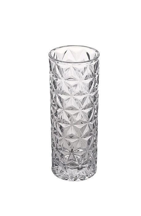 Вазанастольная "Жаде" 17х6.5 см прозрачный пластик