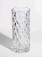 Ваза настольная "Венера", 25,5*11,5 см, прозрачная, пластик