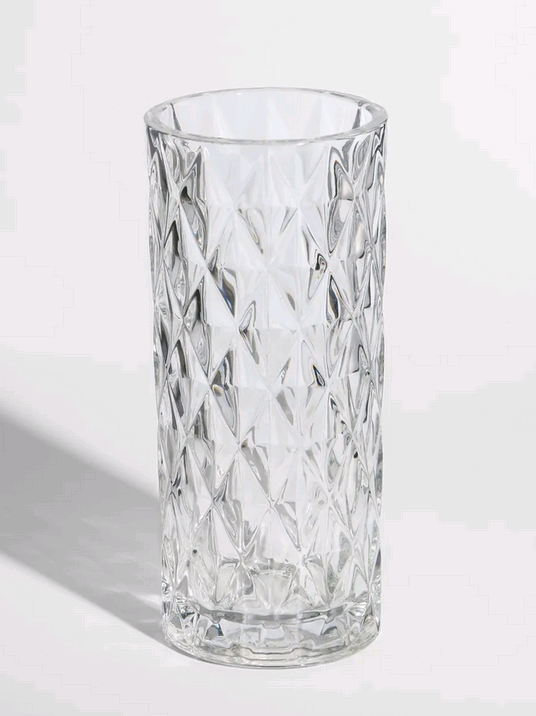 Ваза настольная "Венера", 25,5*11,5 см, прозрачная, пластик