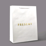 Пакет ламинированный вертикальный "Present", 31*40*11,5 см, картон