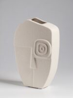 Ваза настольная "Ачиль", 20,5*13 см, цвет белый, керамика