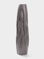 Ваза напольная "Бертольдо", 58*12 см, цвет серый, керамика