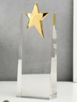 Сувенир "Стела наградная - Звезда", стекло